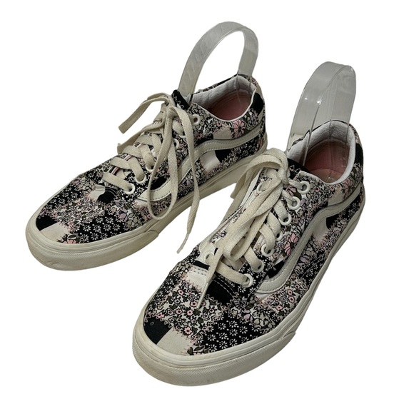 Vans Old Skool Checkered Patchwork Floral Vans 6.5M/8.0W - Picture 4 of 10